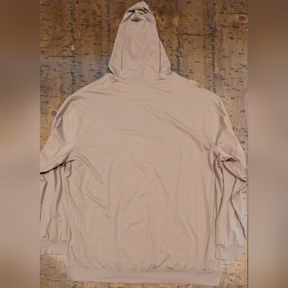 NWT- Lacoste 4XLT Khaki Hoodie Shirt - Picture 3 of 13